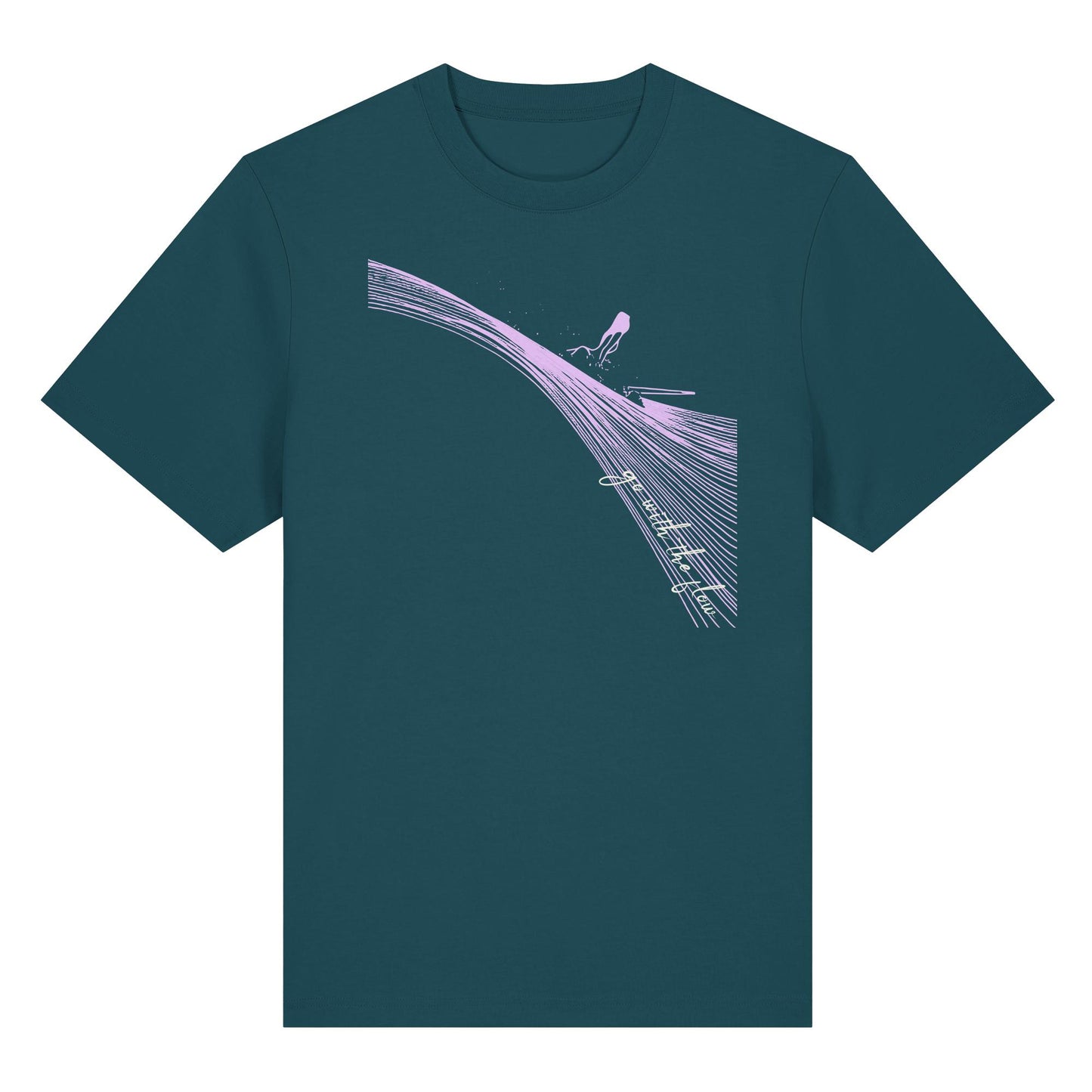 Surfgirl-go withe flow - Organic Heavy Shirt