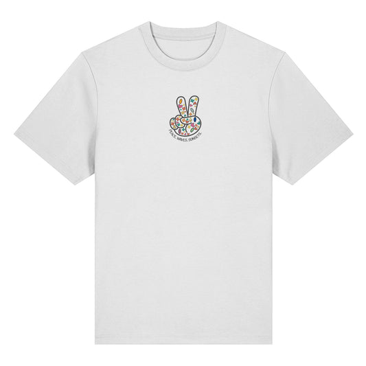 Peace. Waves. Sunsets. Frontdesign only - Organic Heavy T-Shirt