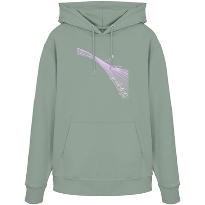 Surfgirl-go withe flow - Organic Hoodie