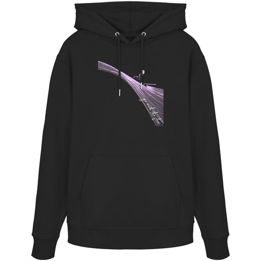 Surfgirl-go withe flow - Organic Hoodie