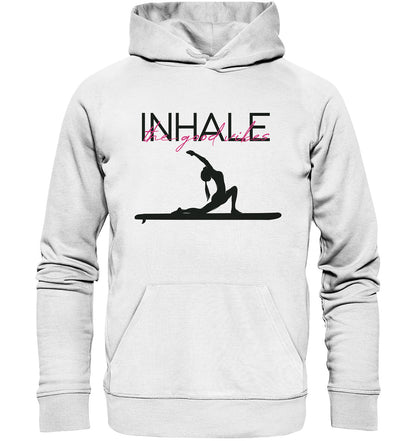 SUP Yoga-INHALE the good vibes - Organic Hoodie