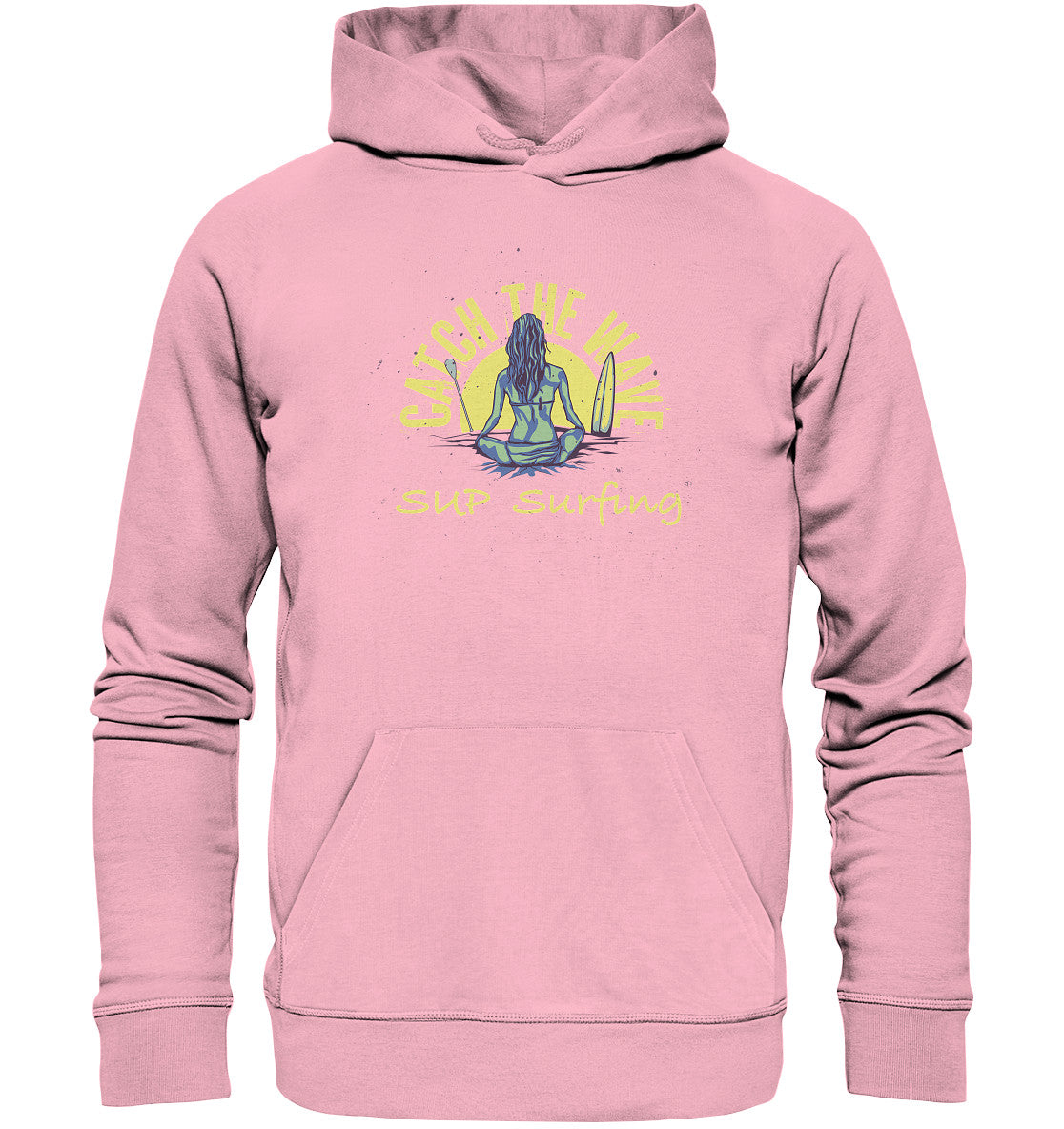 Catch The Wave-SUP-Surfing - Organic Hoodie