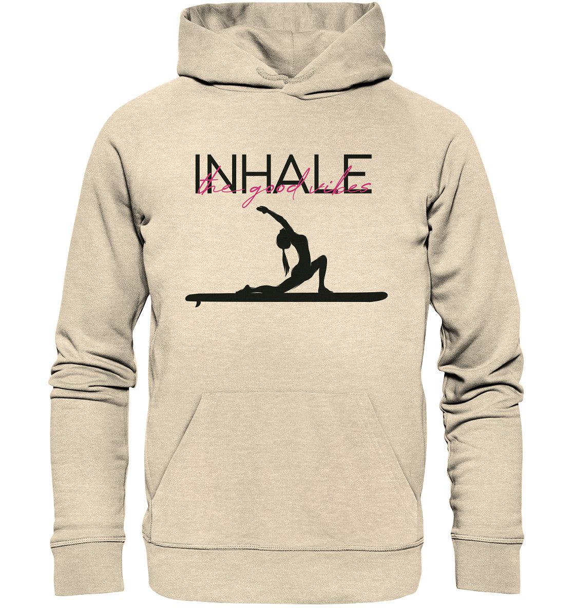SUP Yoga-INHALE the good vibes - Organic Hoodie