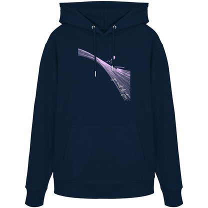 Surfgirl-go withe flow - Organic Hoodie