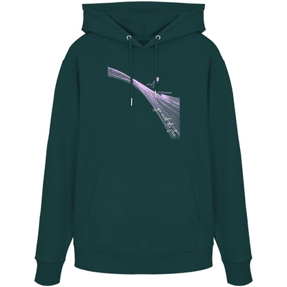 Surfgirl-go withe flow - Organic Hoodie
