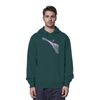 Surfgirl-go withe flow - Organic Hoodie