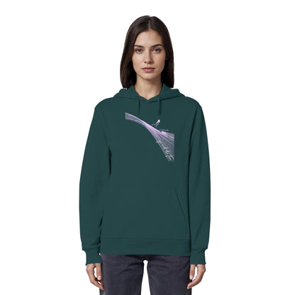 Surfgirl-go withe flow - Organic Hoodie
