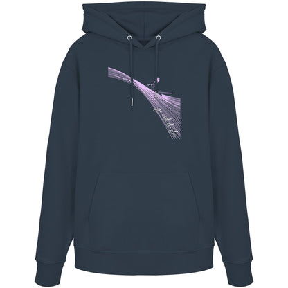 Surfgirl-go withe flow - Organic Hoodie