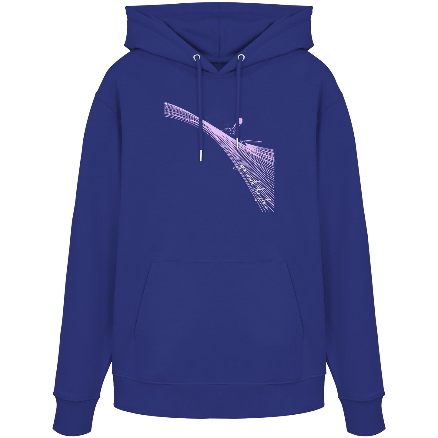 Surfgirl-go withe flow - Organic Hoodie