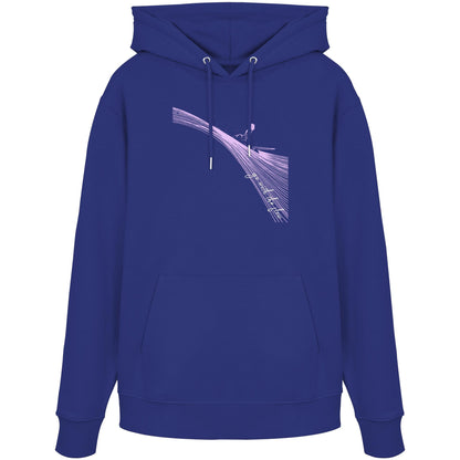 Surfgirl-go withe flow - Organic Hoodie