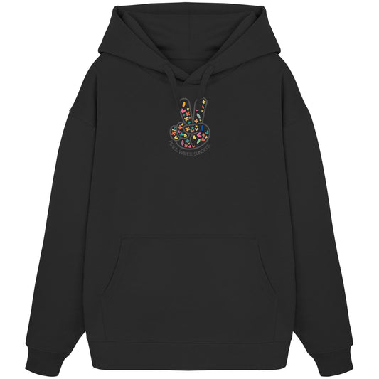 Peace. Waves. Sunsets. Frontdesign only - Organic Oversize Hoodie