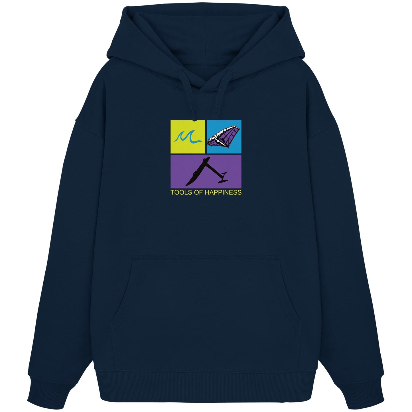 Wingoil-Tools for Happiness - Organic Oversize Hoodie