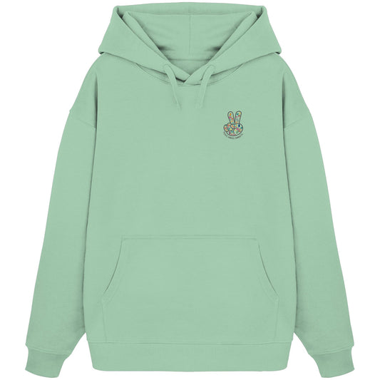 Peace. Waves. Sunsets. - Organic Oversize Hoodie