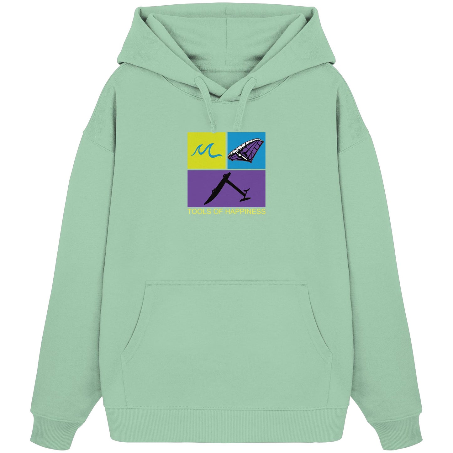 Wingoil-Tools for Happiness - Organic Oversize Hoodie