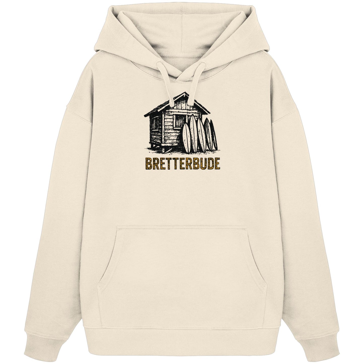 Achtung Bretterbude - Organic Oversize Hoodie