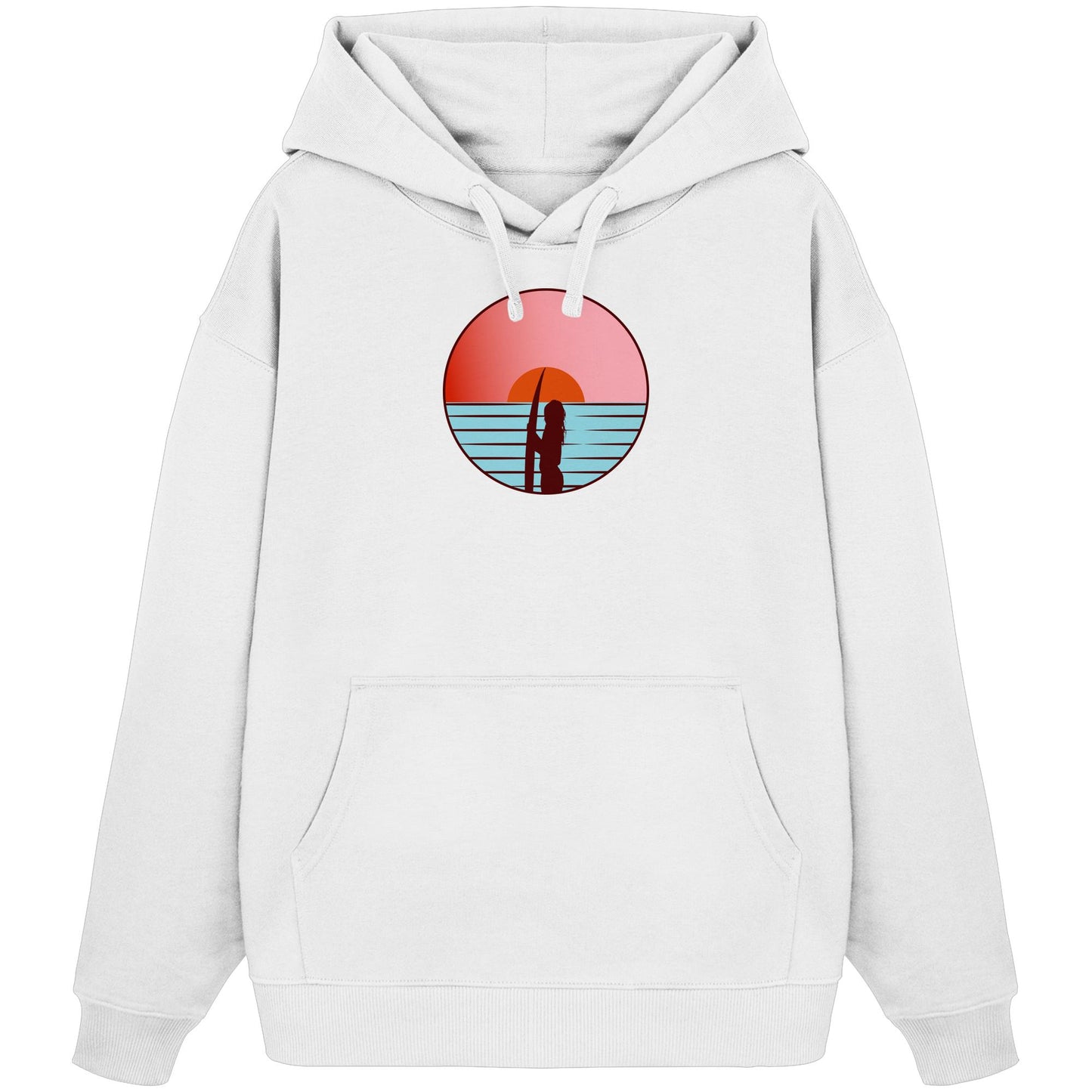 Sunsets of Happiness - Organic Oversize Hoodie