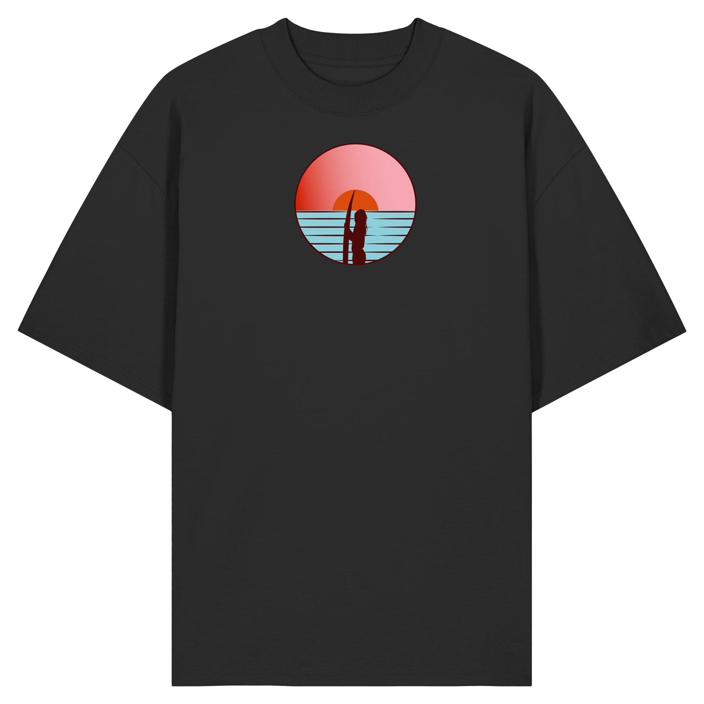Sunsets of Happiness - Organic Oversize Shirt