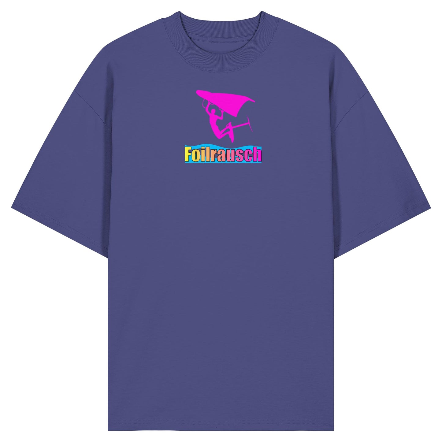 Flying Pilot-Foilrausch - Organic Oversize Shirt