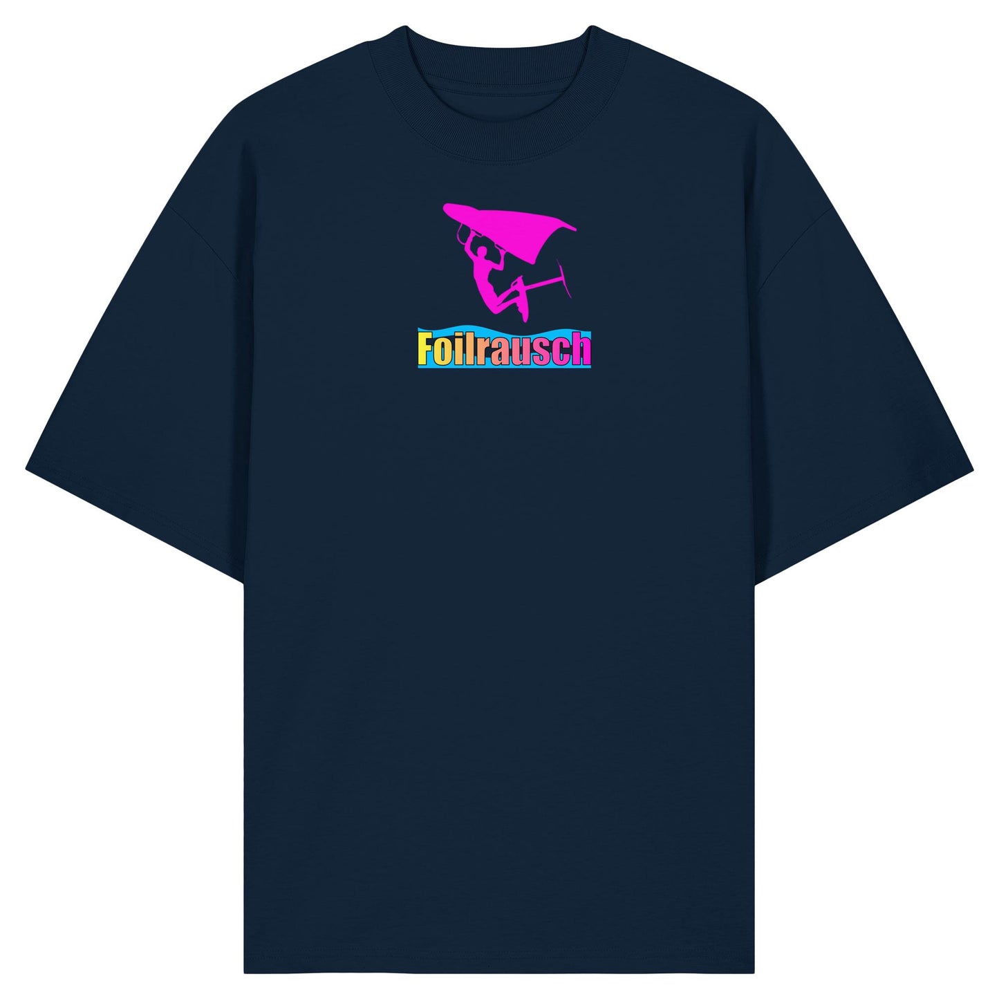 Flying Pilot-Foilrausch - Organic Oversize Shirt