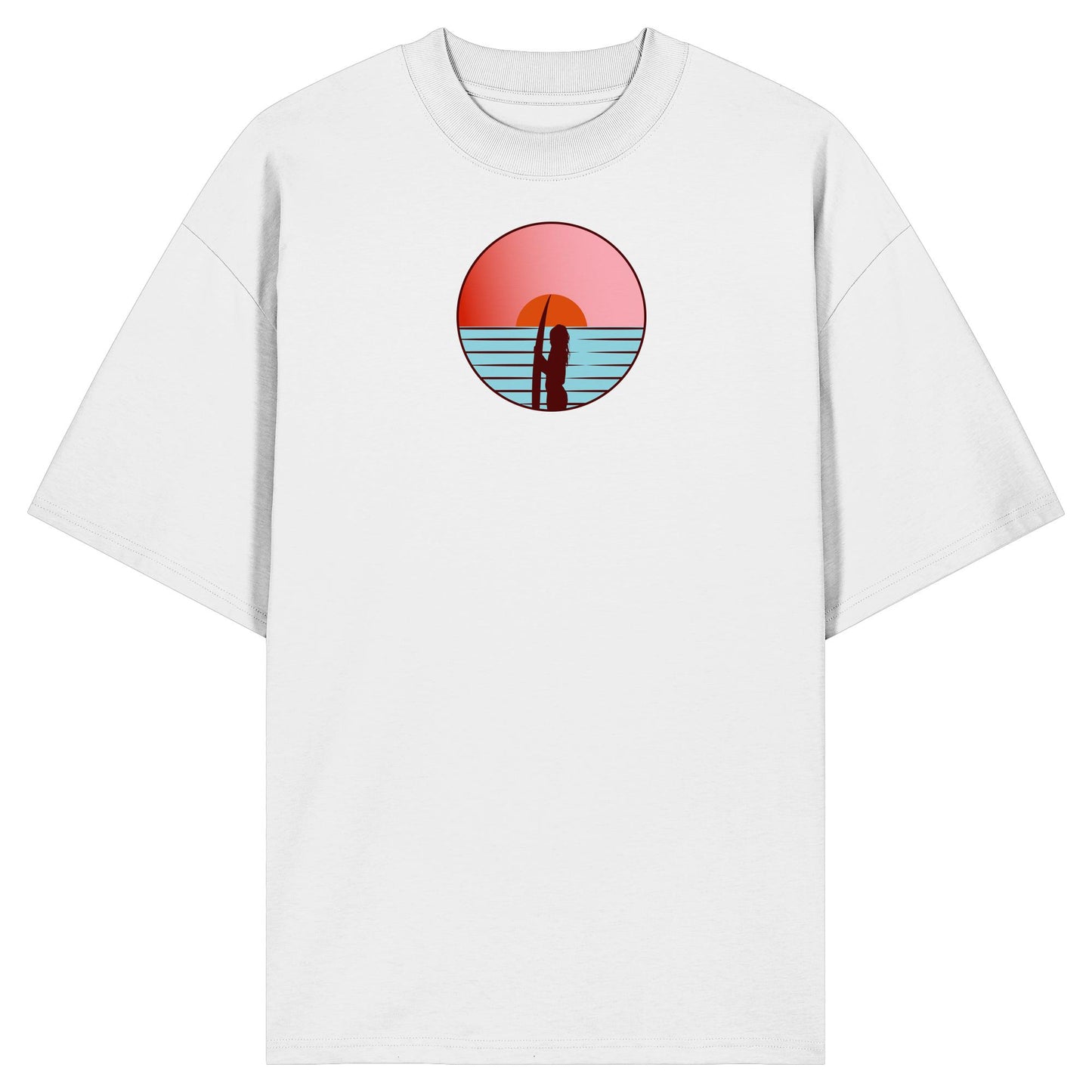 Sunsets of Happiness - Organic Oversize Shirt