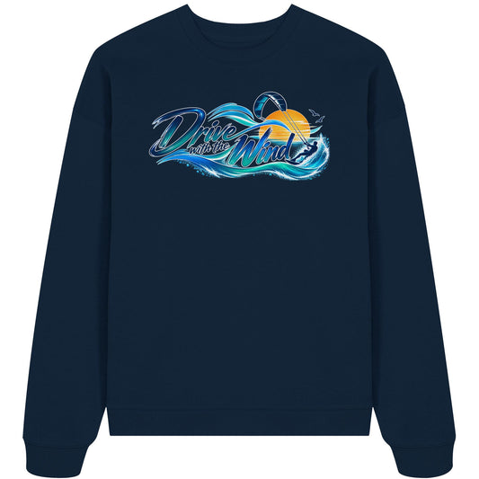 Kite-Drive With The Wind - Organic Oversize Sweatshirt