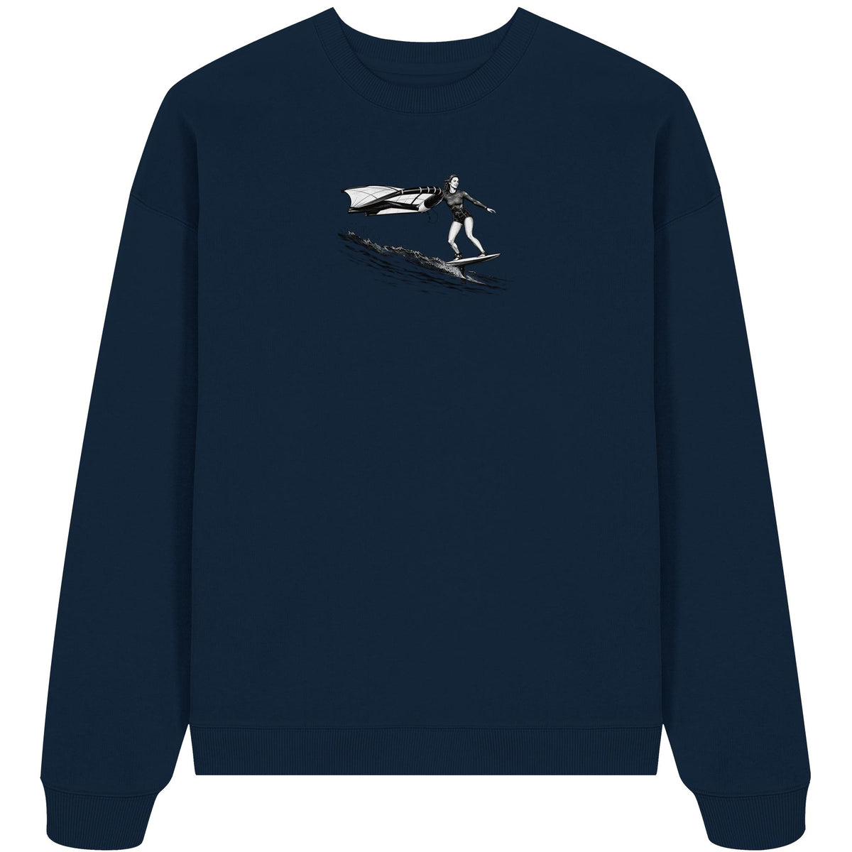 Wingfoil Wave - Organic Oversize Sweatshirt