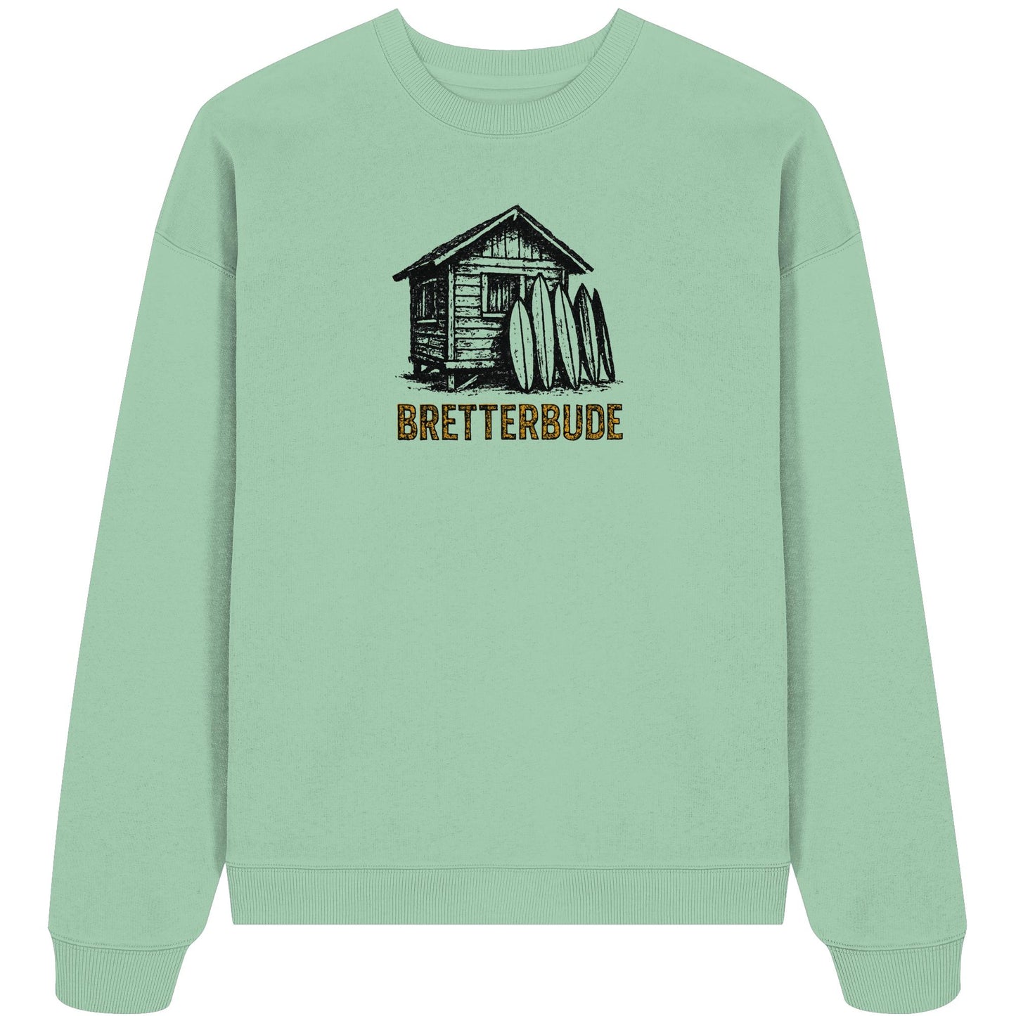 Achtung Bretterbude - Organic Oversize Sweatshirt