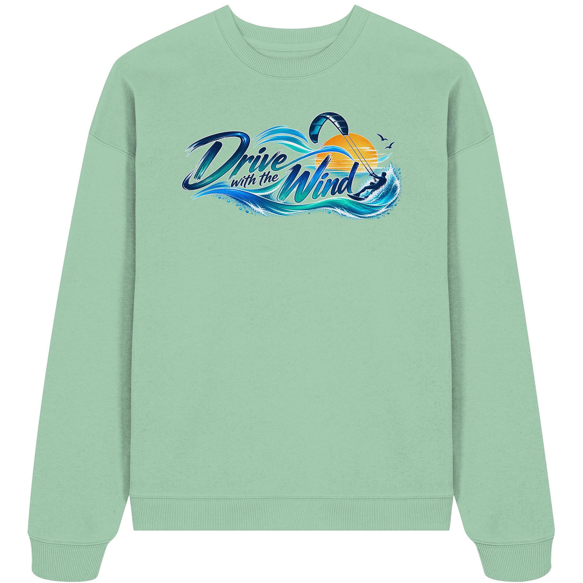 Kite-Drive With The Wind - Organic Oversize Sweatshirt