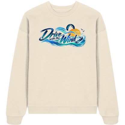 Kite-Drive With The Wind - Organic Oversize Sweatshirt