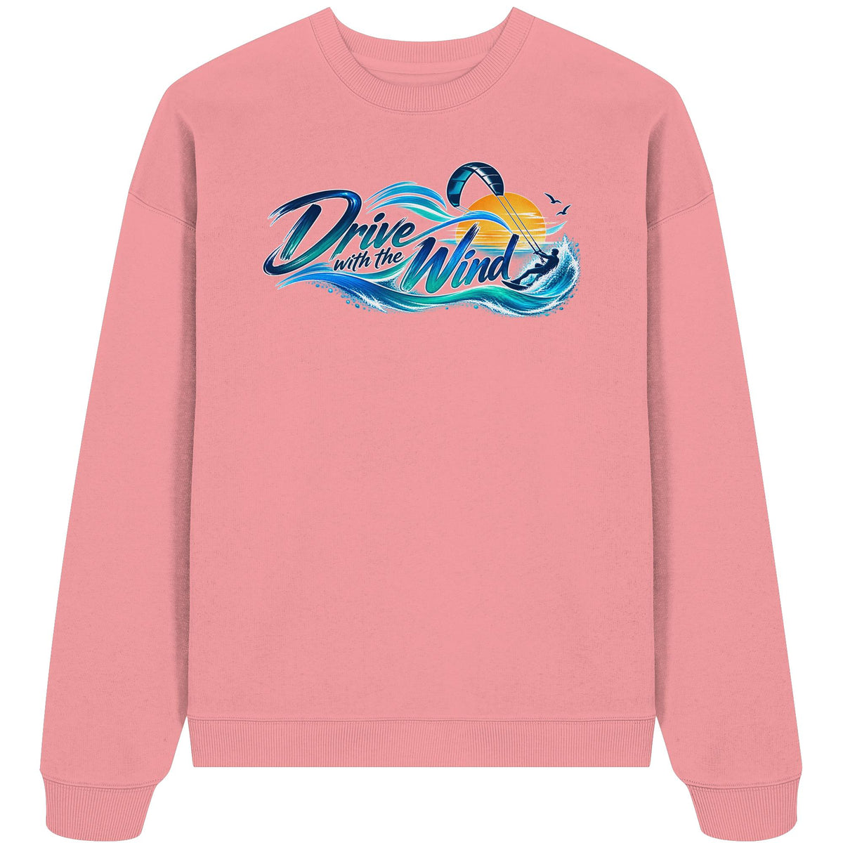Kite-Drive With The Wind - Organic Oversize Sweatshirt