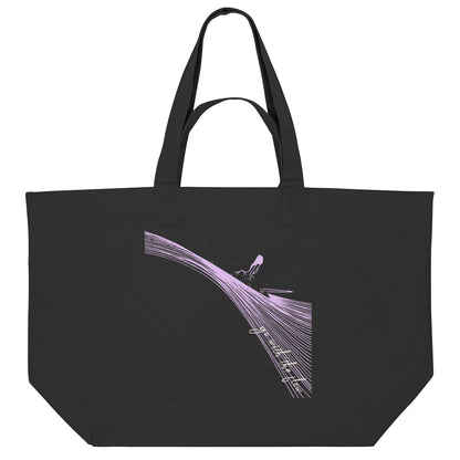 Surfgirl-go withe flow - Organic Shopping-Bag