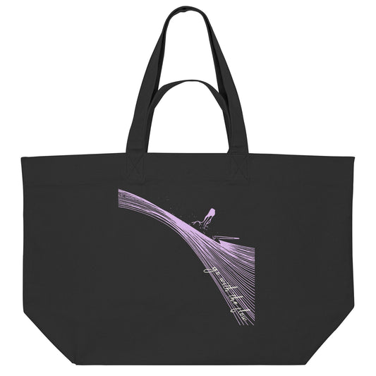 Surfgirl-go withe flow - Organic Shopping-Bag