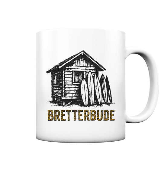 Achtung Bretterbude - Tasse matt