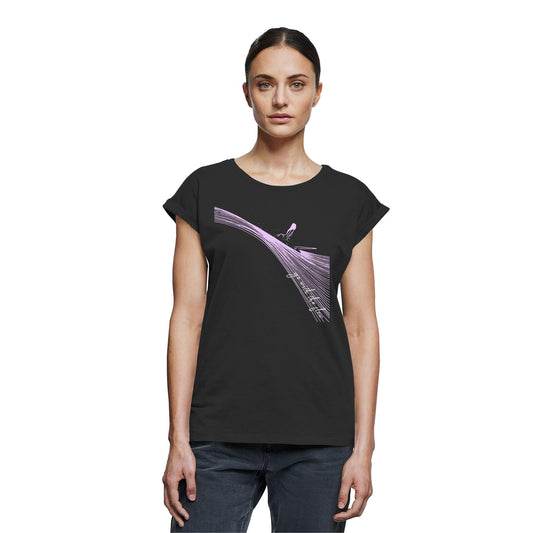 Surfgirl-go withe flow - Womens Extended Shoulder T-Shirt