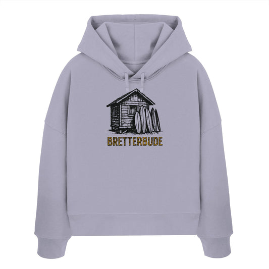 Achtung Bretterbude - Womens Organic Boxcut Hoodie