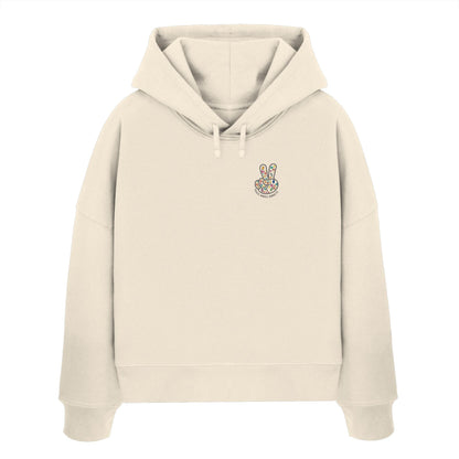 Peace. Waves. Sunsets. - Womens Organic Boxcut Hoodie