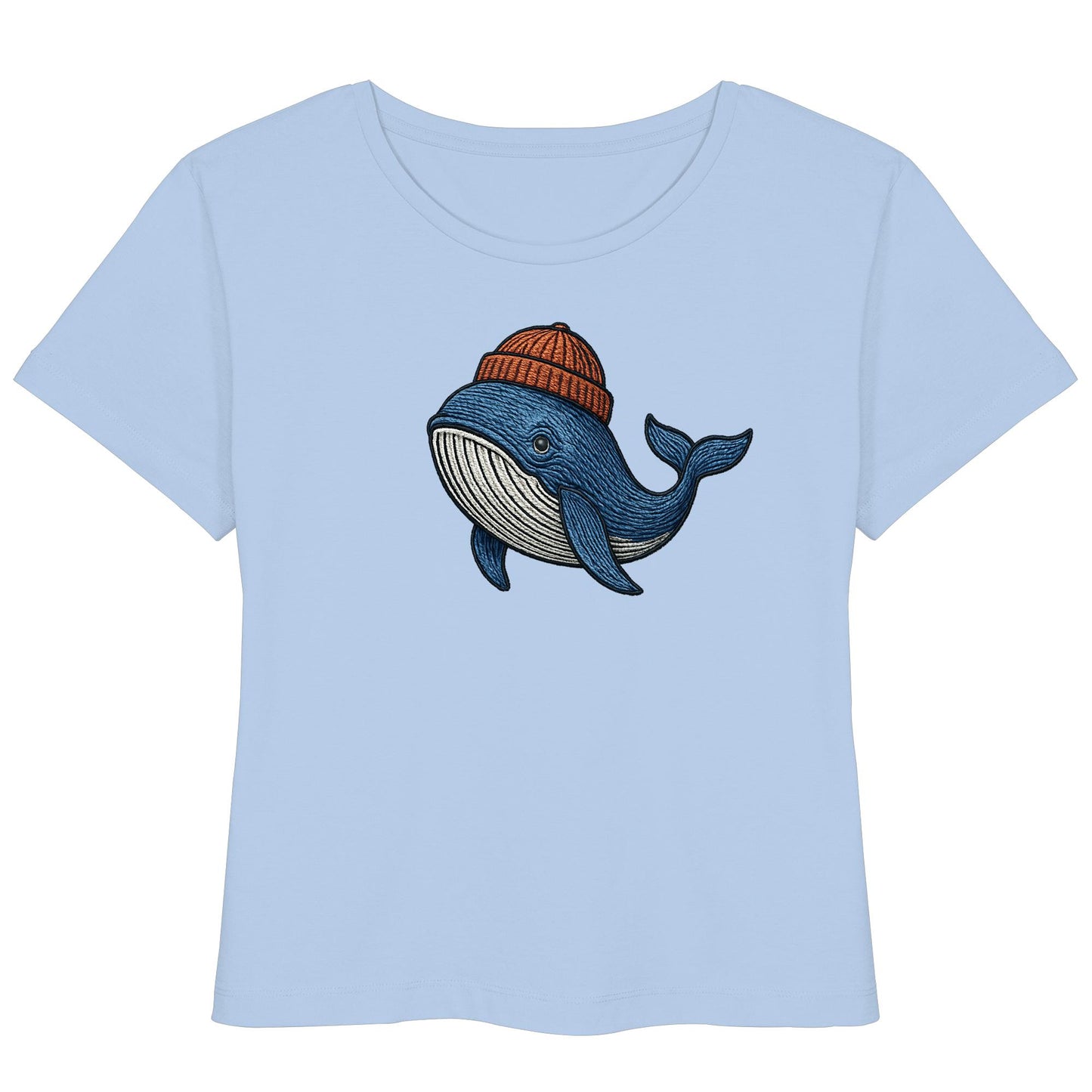 Nordic Whale - Womens Organic Lightweight T-Shirt
