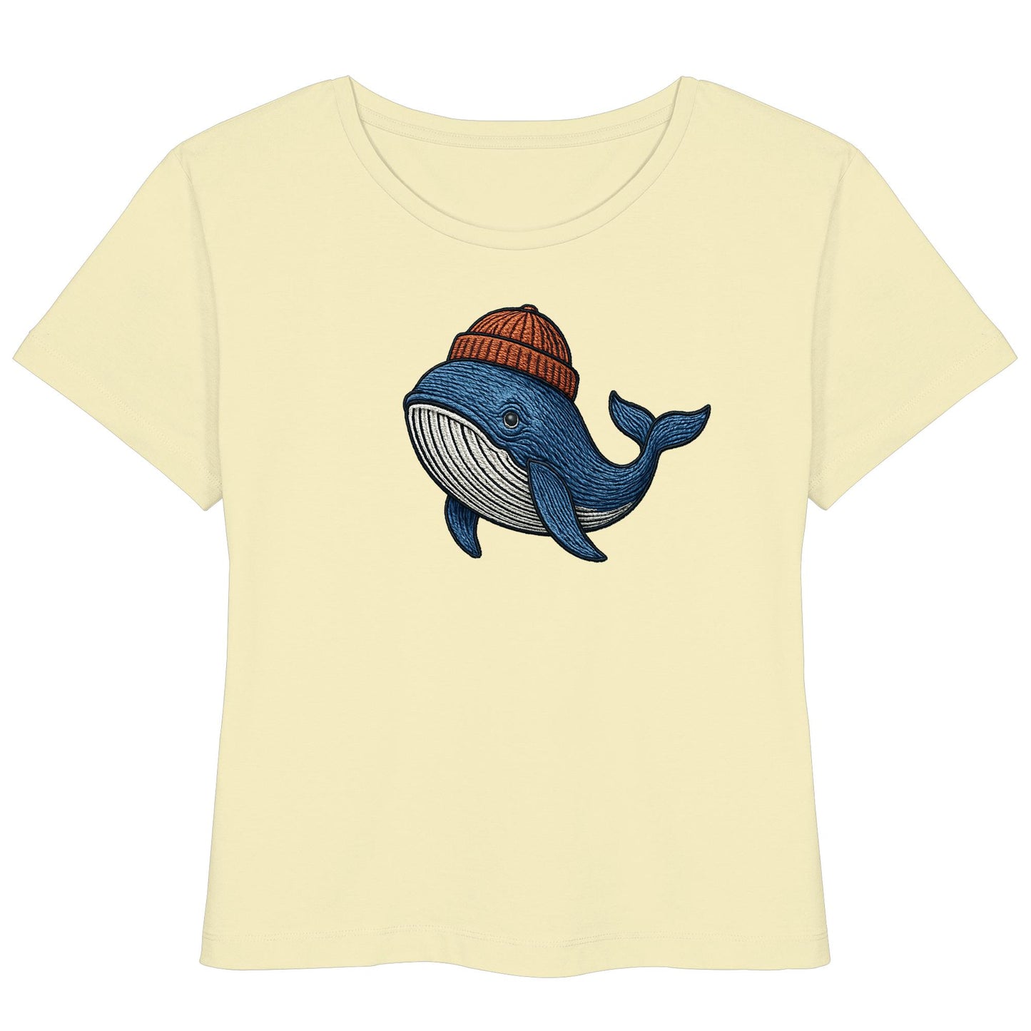 Nordic Whale - Womens Organic Lightweight T-Shirt