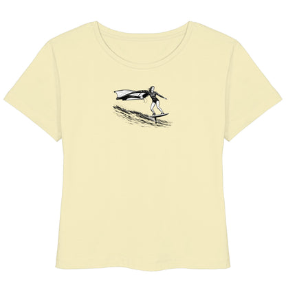 Wingfoil Wave - Womens Organic Lightweight T-Shirt