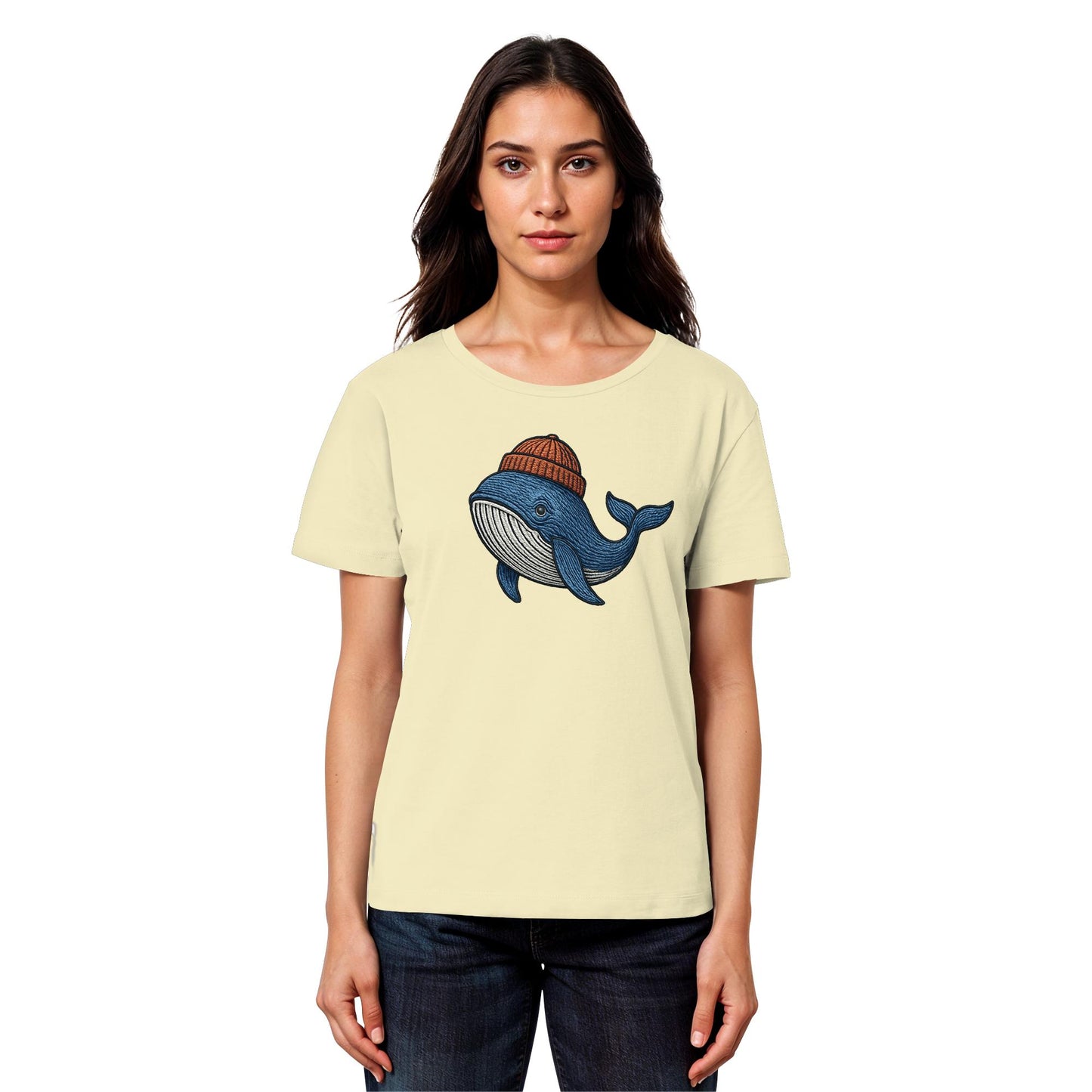 Nordic Whale - Womens Organic Lightweight T-Shirt