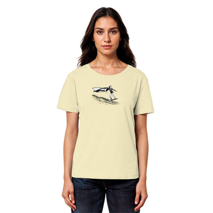 Wingfoil Wave - Womens Organic Lightweight T-Shirt