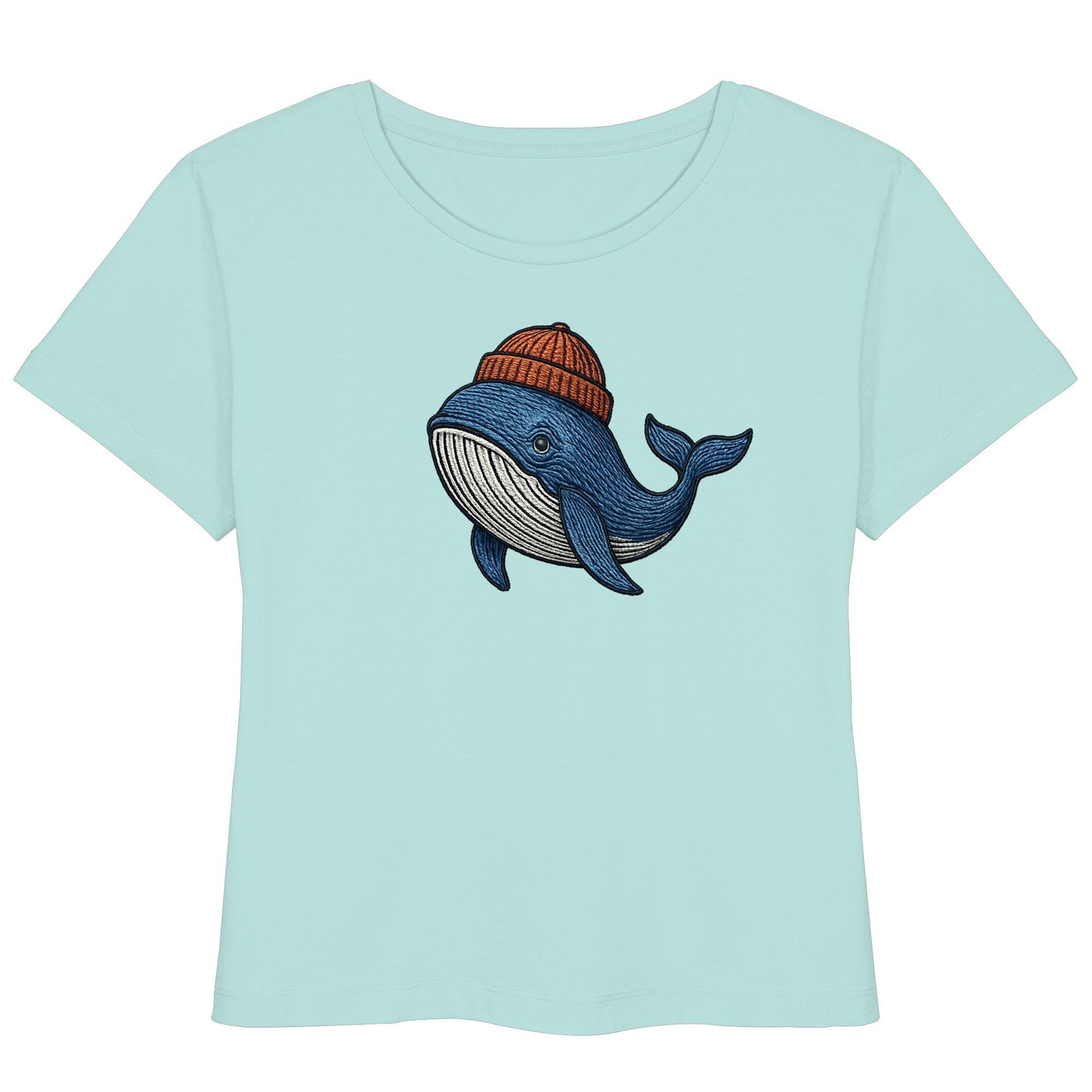Nordic Whale - Womens Organic Lightweight T-Shirt