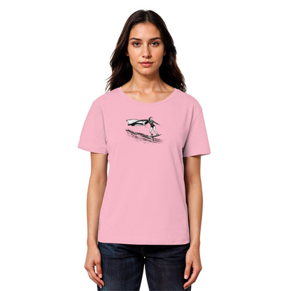 Wingfoil Wave - Womens Organic Lightweight T-Shirt
