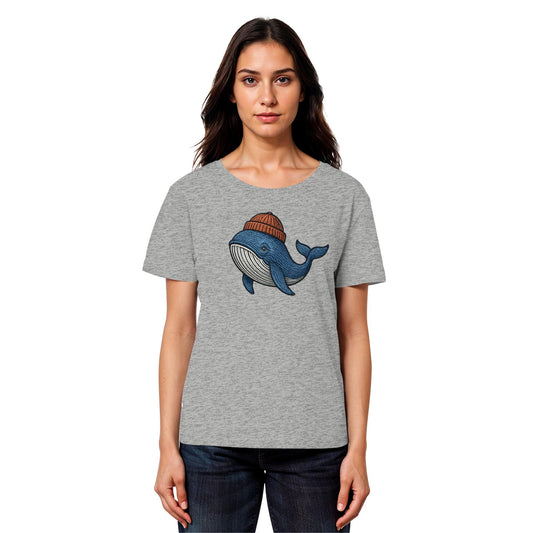 Nordic Whale - Womens Organic Lightweight T-Shirt
