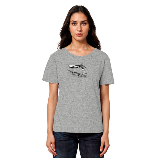 Wingfoil Wave - Womens Organic Lightweight T-Shirt