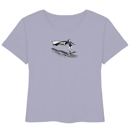 Wingfoil Wave - Womens Organic Lightweight T-Shirt