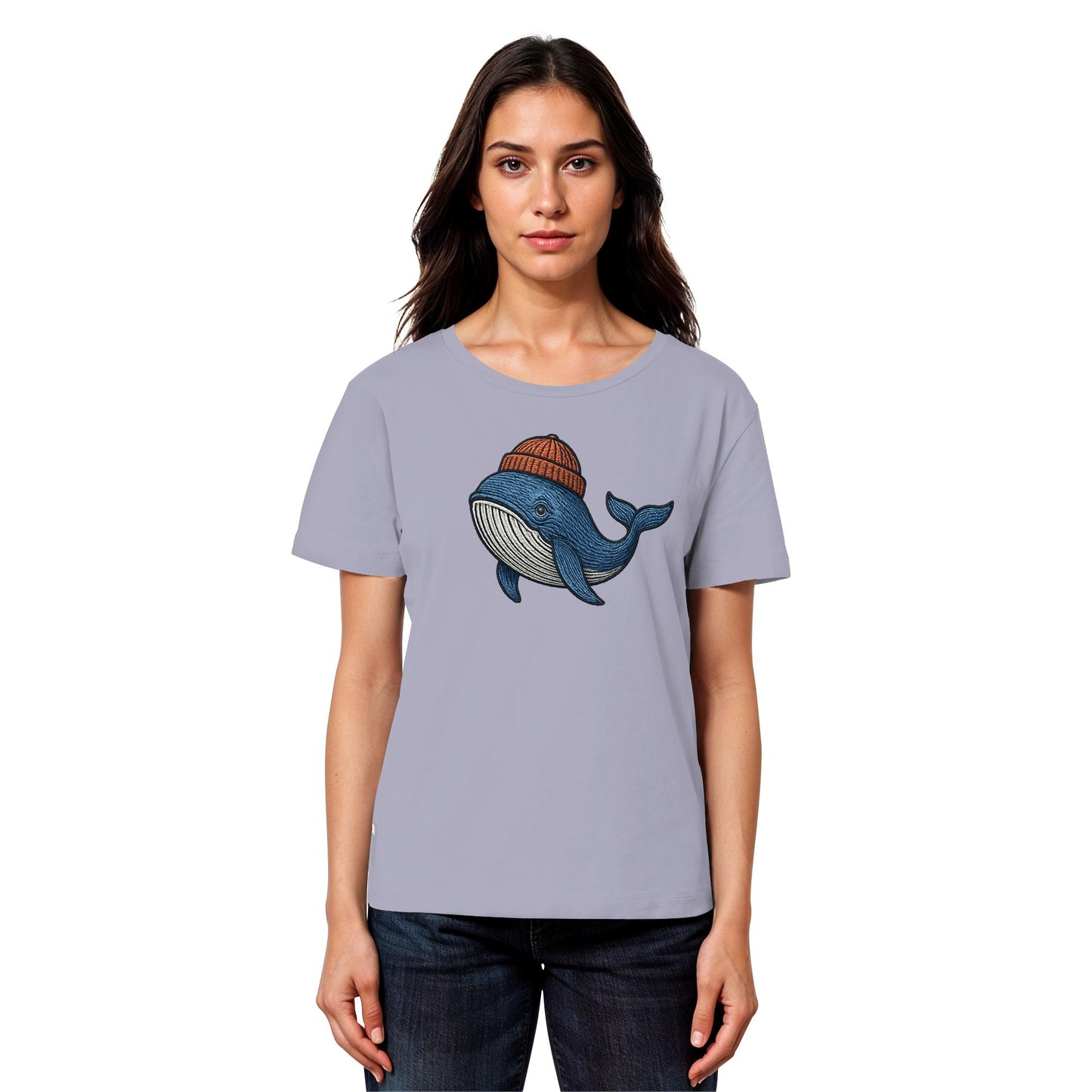 Nordic Whale - Womens Organic Lightweight T-Shirt