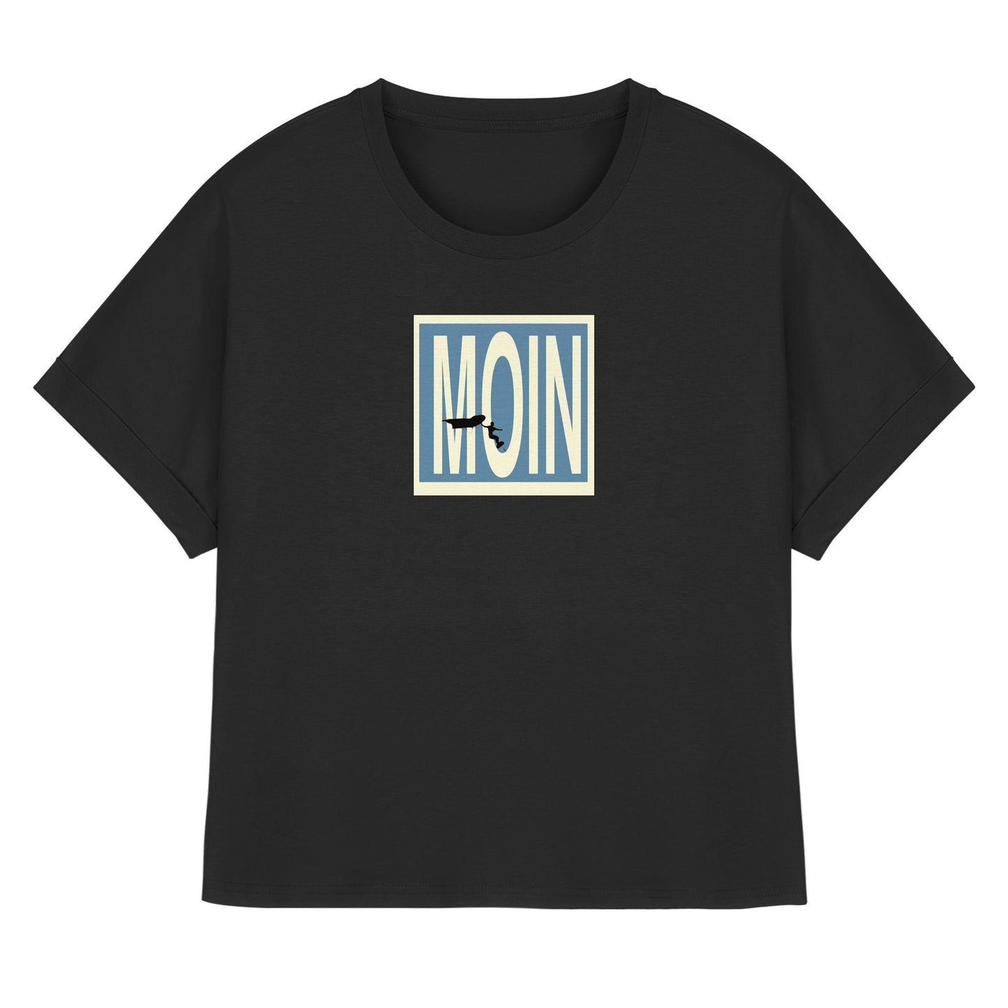 Wingoil-Moin - Womens Organic Rolled Sleeves T-Shirt