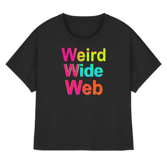 Weird Wide Web-Natural is sexy - Womens Organic Rolled Sleeves T-Shirt