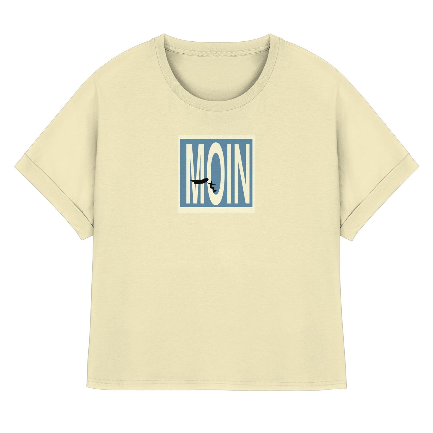 Wingoil-Moin - Womens Organic Rolled Sleeves T-Shirt